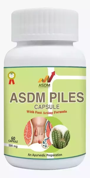 Picture of ASDM PILES CARE CAP 500mg 60pc